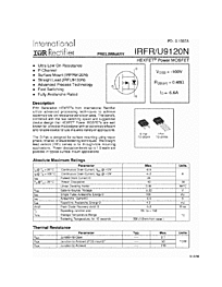 DataSheet IRFR9120N pdf